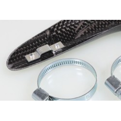 Protection coude échappement carbone S3 GASGAS TXT version courte