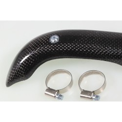 Protection coude échappement carbone S3 HONDA TLR version courte