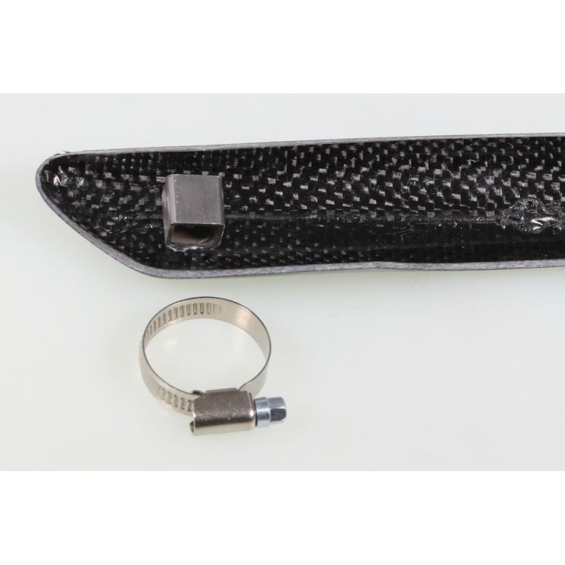 Protection coude échappement carbone S3 HONDA TLR version courte