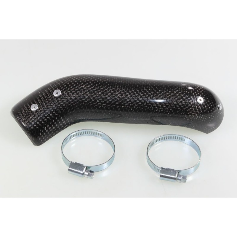 Protection coude échappement carbone S3 VERTIGO version courte