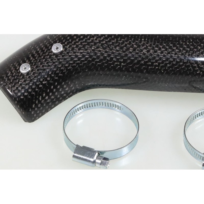Protection coude échappement carbone S3 VERTIGO version courte
