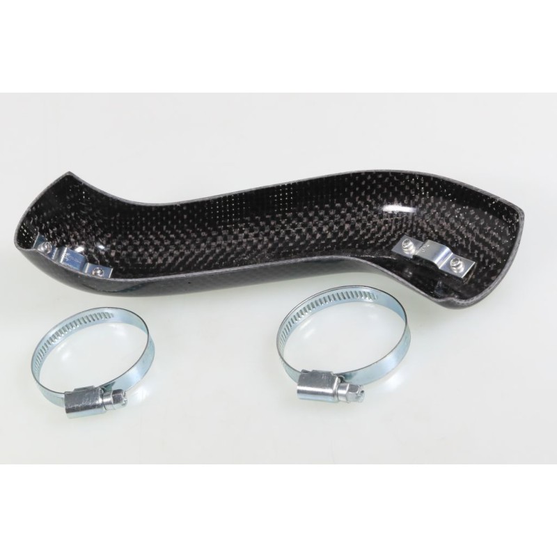 Protection coude échappement carbone S3 VERTIGO version courte