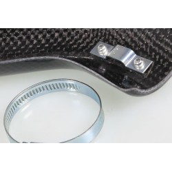 Protection coude échappement carbone S3 VERTIGO version courte