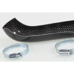 Protection coude échappement carbone S3 VERTIGO version courte