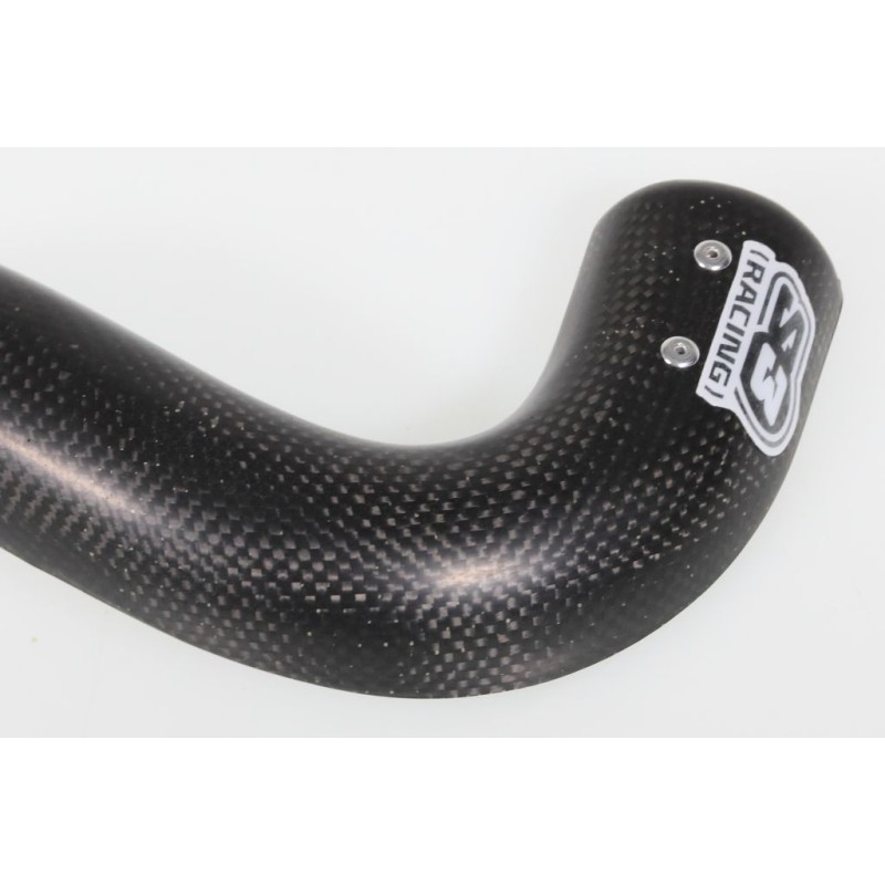 Protection coude échappement carbone S3 TRS version courte