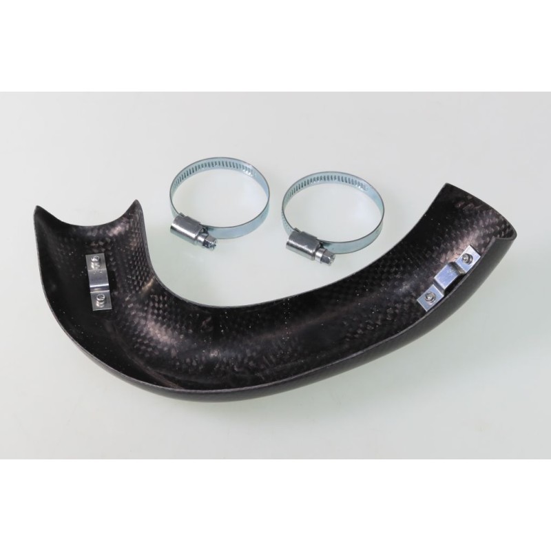 Protection coude échappement carbone S3 TRS version courte