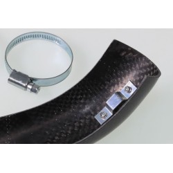 Protection coude échappement carbone S3 TRS version courte