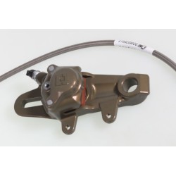 Etrier frein AR BRAKTEC S3 CNC Racing 2 pistons avec durite