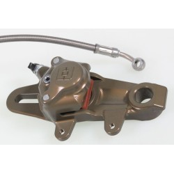 Etrier frein AR BRAKTEC S3 CNC Racing 2 pistons avec durite