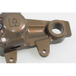 Etrier frein AR BRAKTEC S3 CNC Racing 2 pistons avec durite