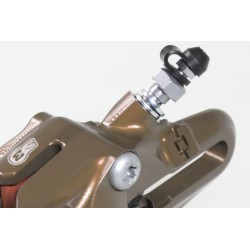 Etrier frein AR BRAKTEC S3 CNC Racing 2 pistons avec durite