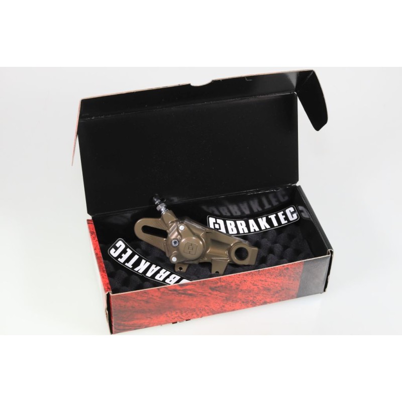 Etrier frein AR BRAKTEC S3 CNC Racing 2 pistons avec durite