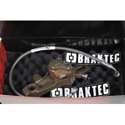 Etrier frein AR BRAKTEC S3 CNC Racing 2 pistons avec durite