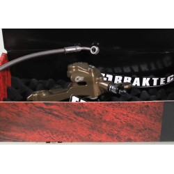 Etrier frein AR BRAKTEC S3 CNC Racing 2 pistons avec durite
