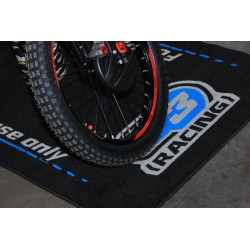 Tapis mécanique environnemental S3 2mx1m noir + petit tapis 40cmx70cm