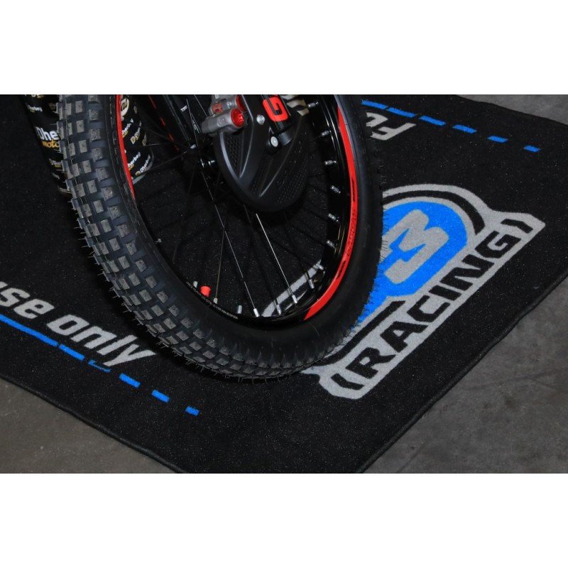 Tapis mécanique environnemental S3 2mx1m noir + petit tapis 40cmx70cm