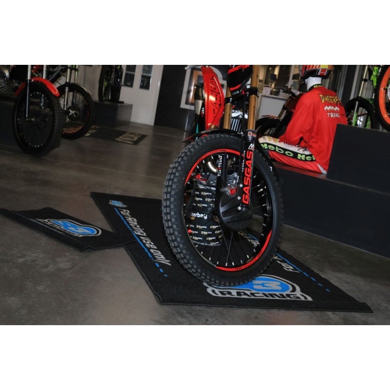 Tapis mécanique environnemental S3 2mx1m noir + petit tapis 40cmx70cm