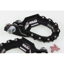 Repose pied alu avec insert S3 SHERCO/SCORPA 2023-2024 Hard Rock Solid noir