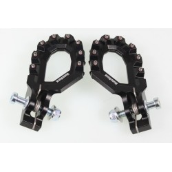 Repose pied alu avec insert S3 SHERCO/SCORPA 2023-2024 Hard Rock Solid noir
