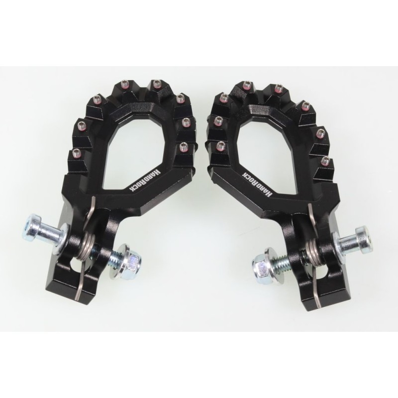 Repose pied alu avec insert S3 SHERCO/SCORPA 2023-2024 Hard Rock Solid noir