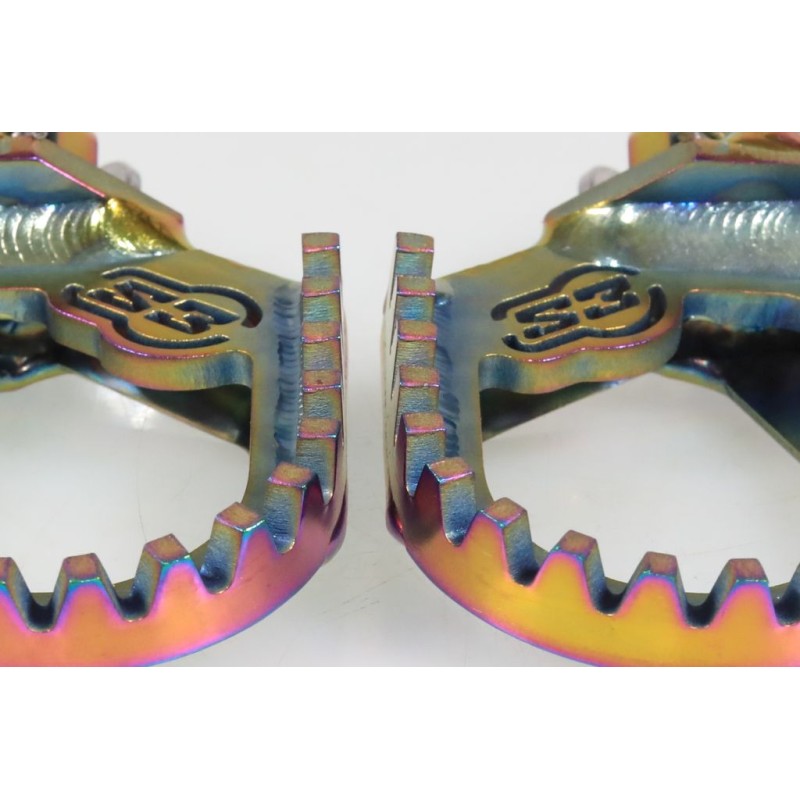 Repose pied titane S3 Curve Punk Rainbow