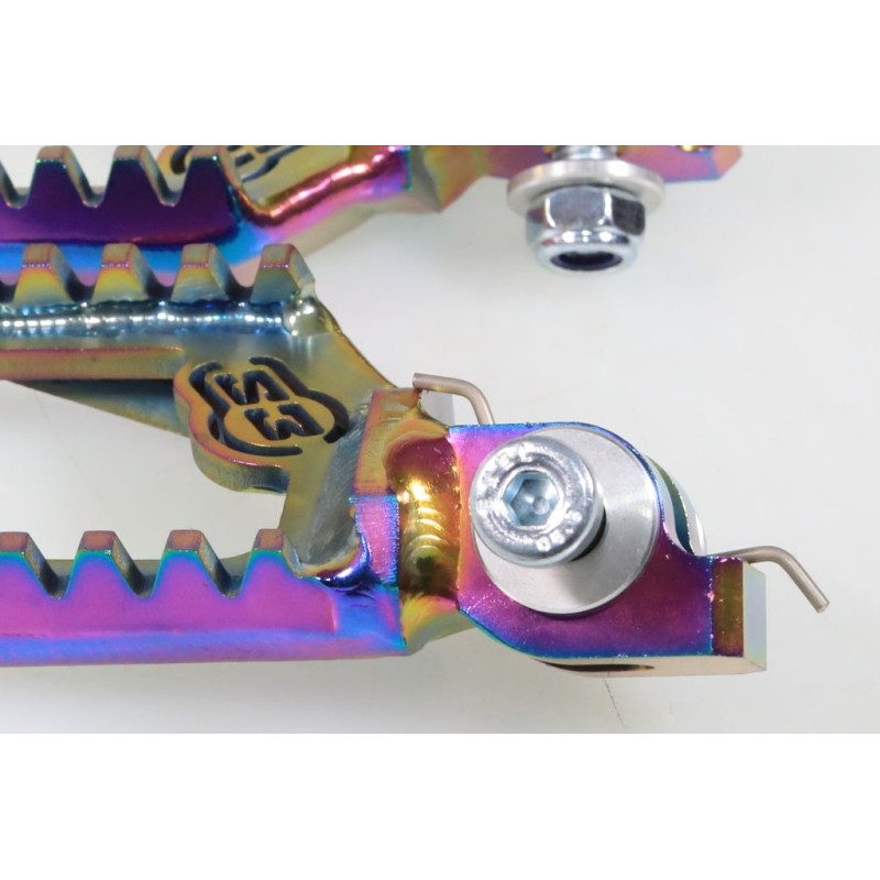 Repose pied titane S3 Curve Punk Rainbow