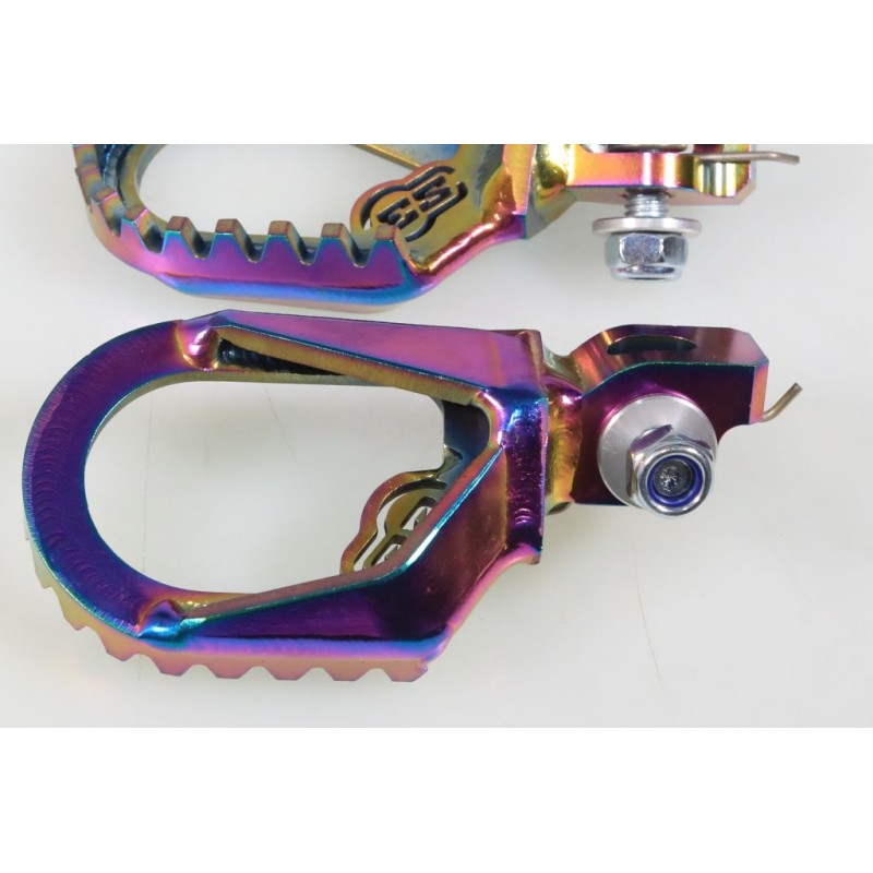 Repose pied titane S3 Curve Punk Rainbow