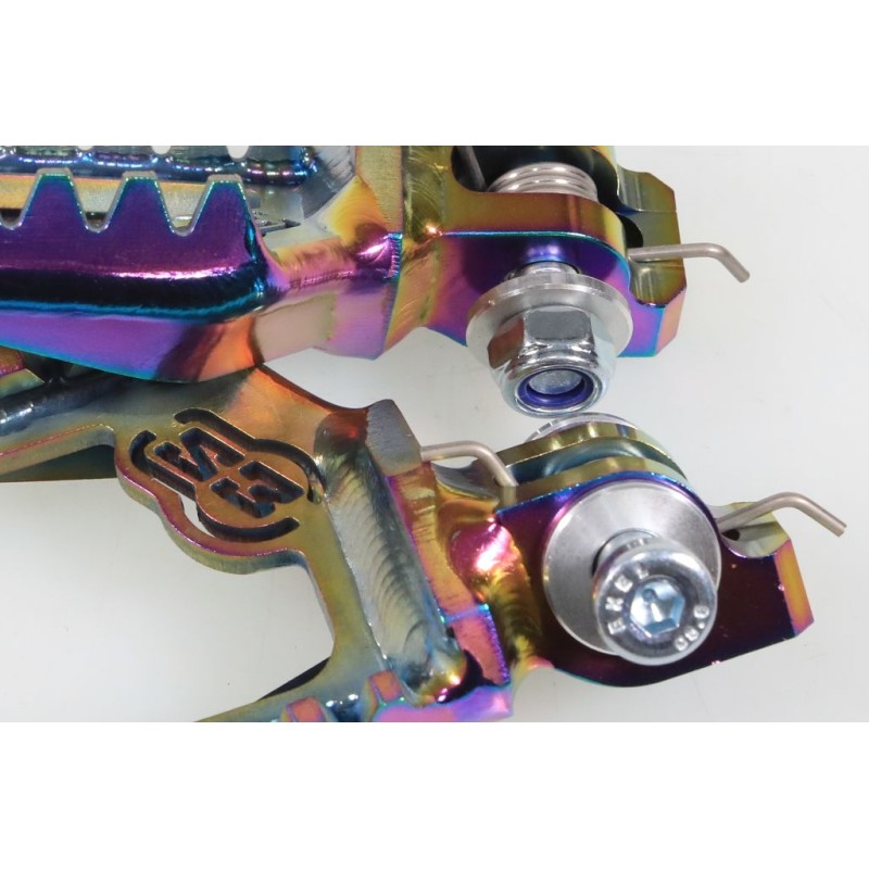 Repose pied titane S3 Curve Punk Rainbow