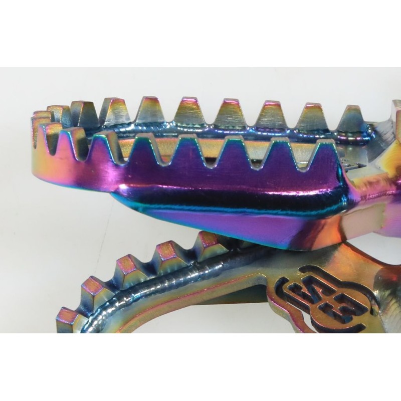 Repose pied titane S3 Curve Punk Rainbow