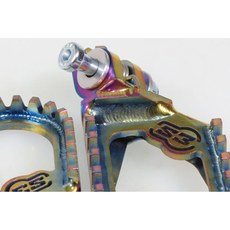 Repose pied titane S3 Curve Punk Rainbow