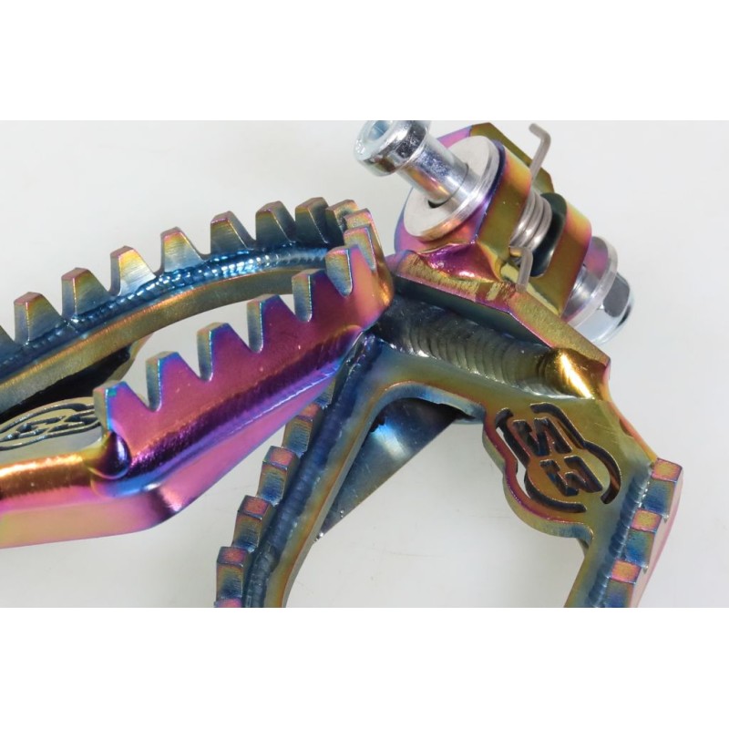 Repose pied titane S3 Curve Punk Rainbow
