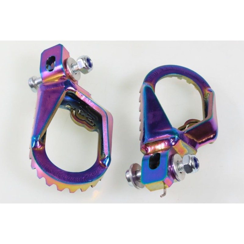 Repose pied titane S3 Curve Punk Rainbow