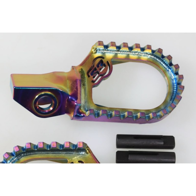Repose pied titane S3 GASGAS 2023-2025 Curve Punk Rainbow
