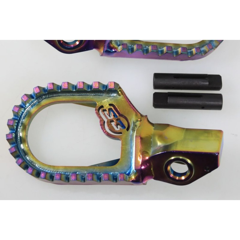 Repose pied titane S3 GASGAS 2023-2025 Curve Punk Rainbow