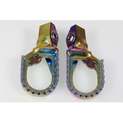 Repose pied titane S3 GASGAS 2023-2025 Curve Punk Rainbow