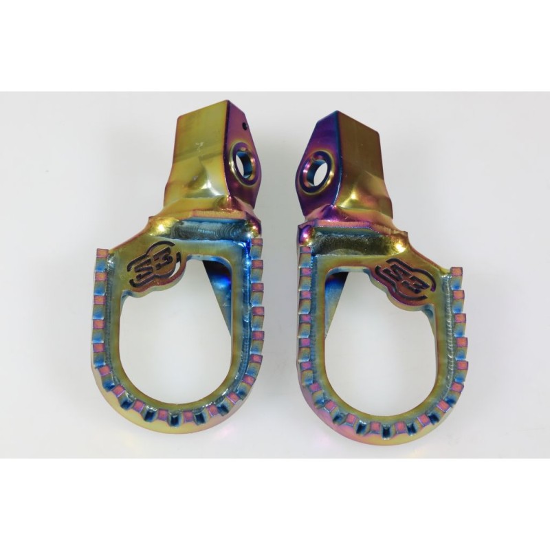 Repose pied titane S3 GASGAS 2023-2025 Curve Punk Rainbow