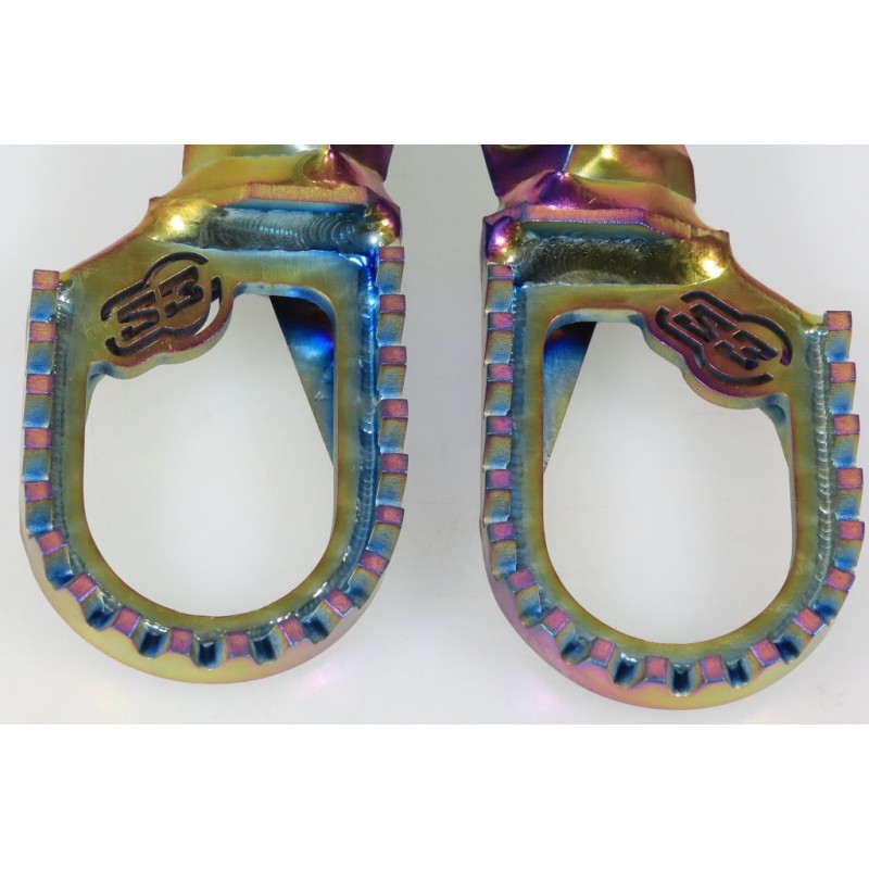 Repose pied titane S3 GASGAS 2023-2025 Curve Punk Rainbow