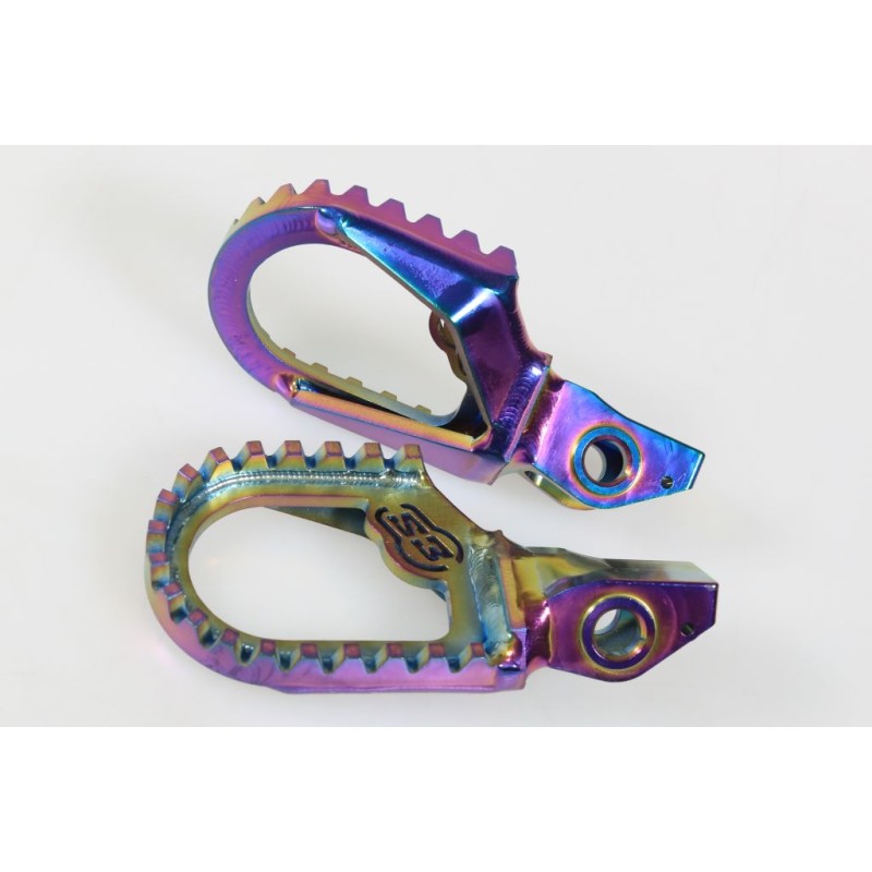 Repose pied titane S3 GASGAS 2023-2025 Curve Punk Rainbow