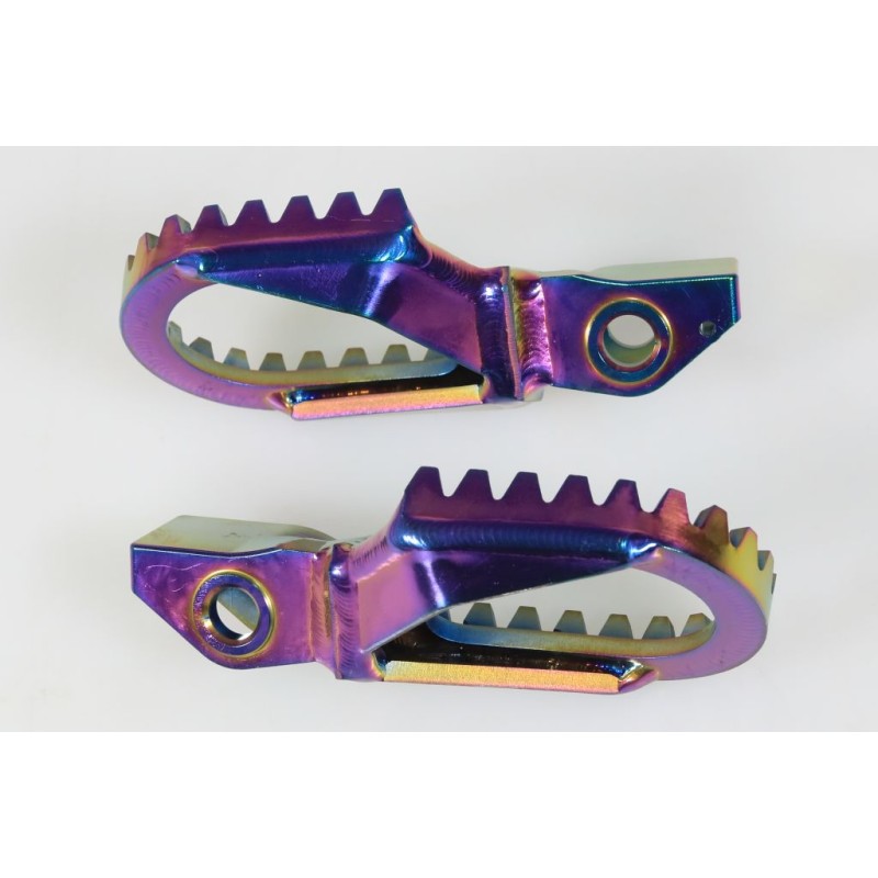 Repose pied titane S3 GASGAS 2023-2025 Curve Punk Rainbow