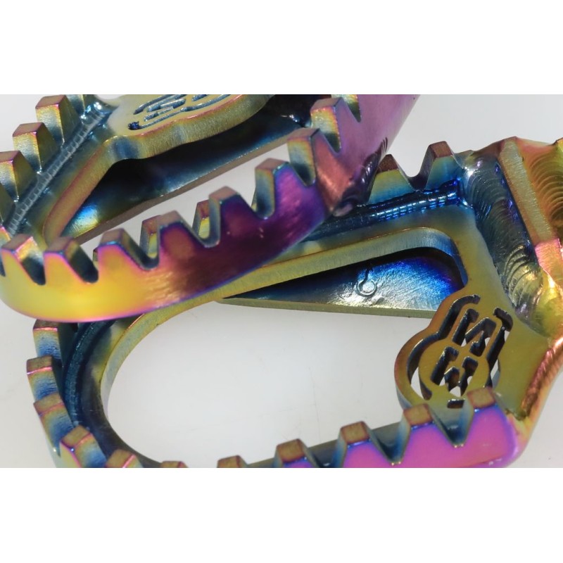 Repose pied titane S3 GASGAS 2023-2025 Punk Rainbow