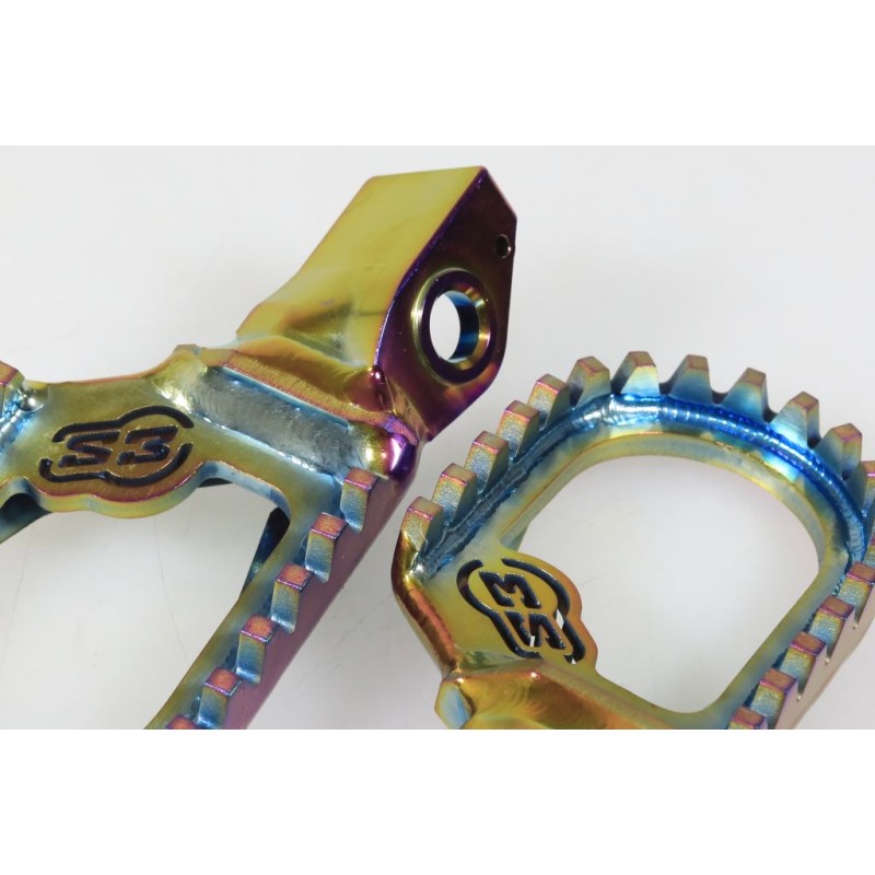 Repose pied titane S3 GASGAS 2023-2025 Punk Rainbow