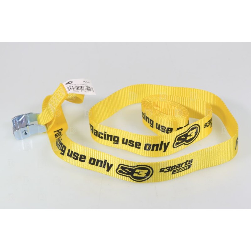 Sangle simple S3 jaune 3m
