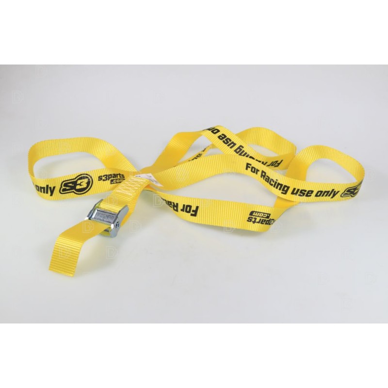 Sangle simple S3 jaune 3m