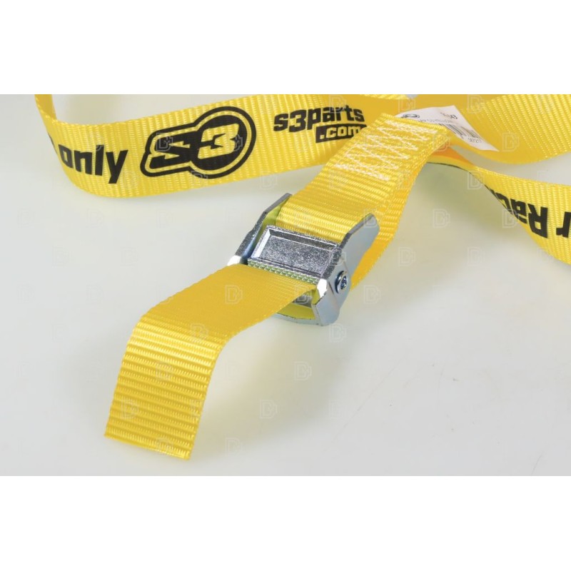 Sangle simple S3 jaune 3m
