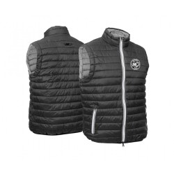 Doudoune S3 light sans manche noir/gris
