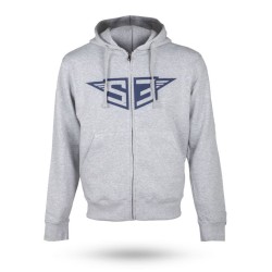 Gilet zippé à capuche S3 Racing Team gris