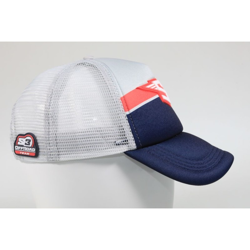 Casquette S3 Offroad Team bleu/rouge