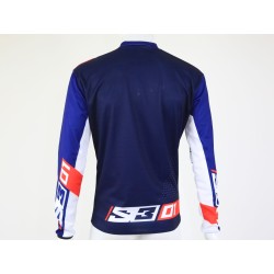 Maillot S3 pilot 01 bleu/blanc/rouge