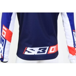 Maillot S3 pilot 01 bleu/blanc/rouge