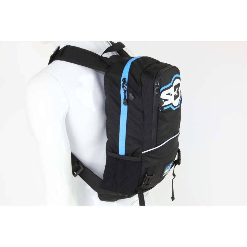 Sac à dos d'hydratation S3 O2 max 15L noir/bleu